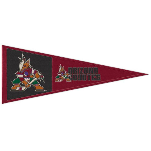 Banderín de lana de los Arizona Coyotes, 13" x 32"