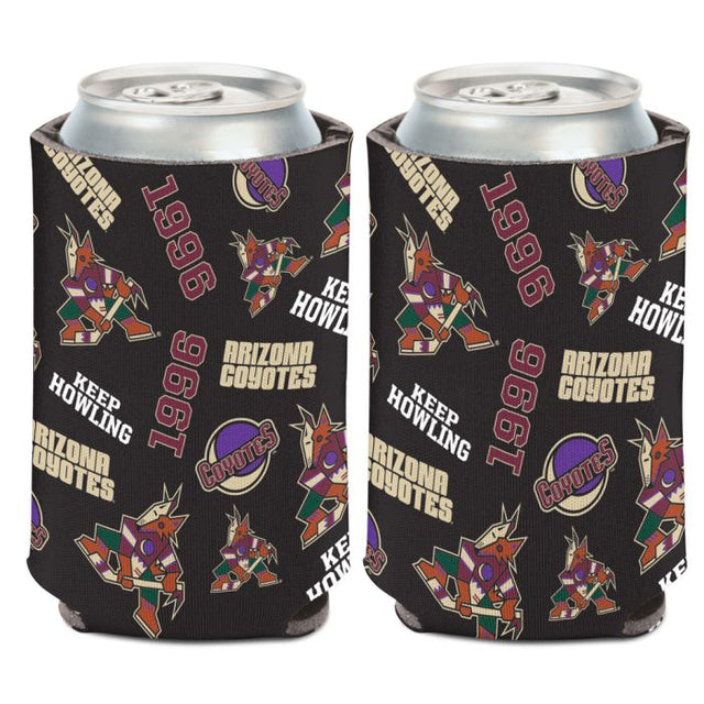 Enfriador de lata de 12 oz de los Arizona Coyotes Scatter