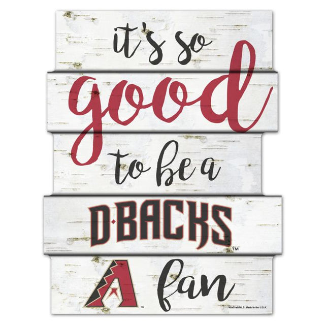 Arizona Diamondbacks BIRCH Wood Sign 11"X14"