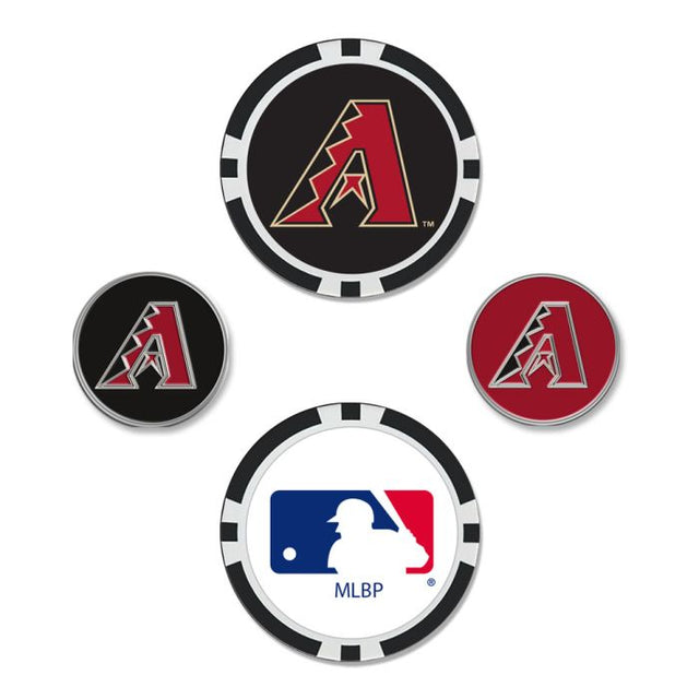 Juego de cuatro marcadores de bolas de los Diamondbacks de Arizona