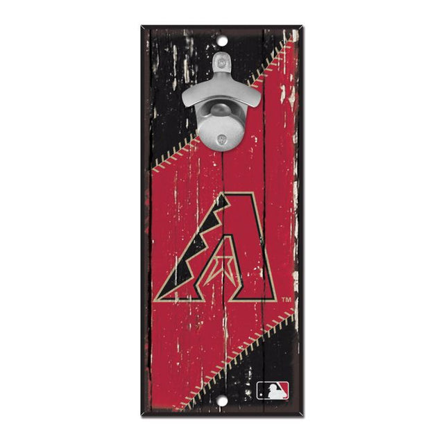 Letrero destapador de botellas de los Diamondbacks de Arizona de 5 x 11 pulgadas