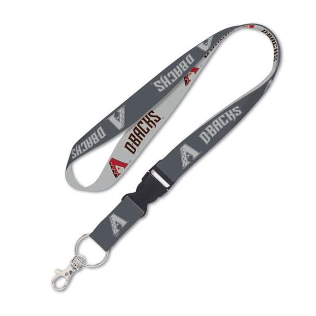 Arizona Diamondbacks Charcoal Lanyard w/detachable buckle 1"