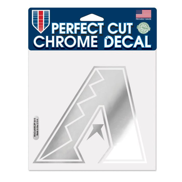 Arizona Diamondbacks Chrome Perfect Cut Decal 6" x 6"