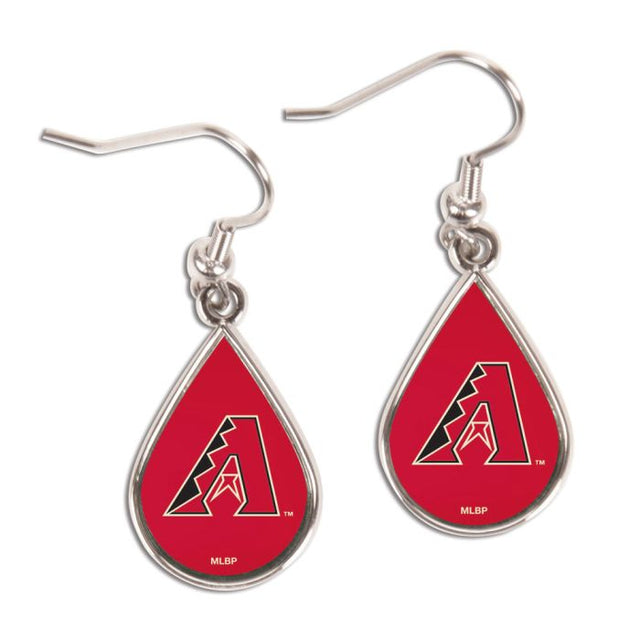 Pendientes de los Arizona Diamondbacks con forma de lágrima