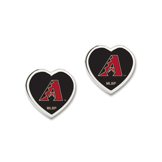 Arizona Diamondbacks Earrings w/3D Heart