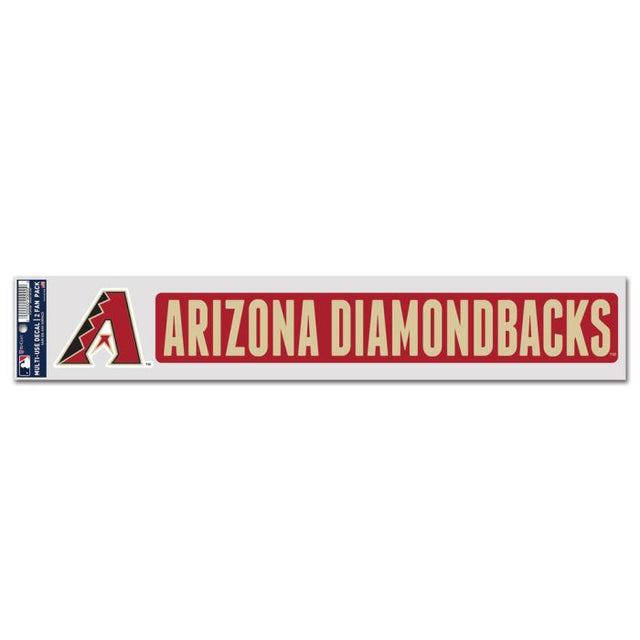 Calcomanías para fanáticos de los Diamondbacks de Arizona de 3" x 17"