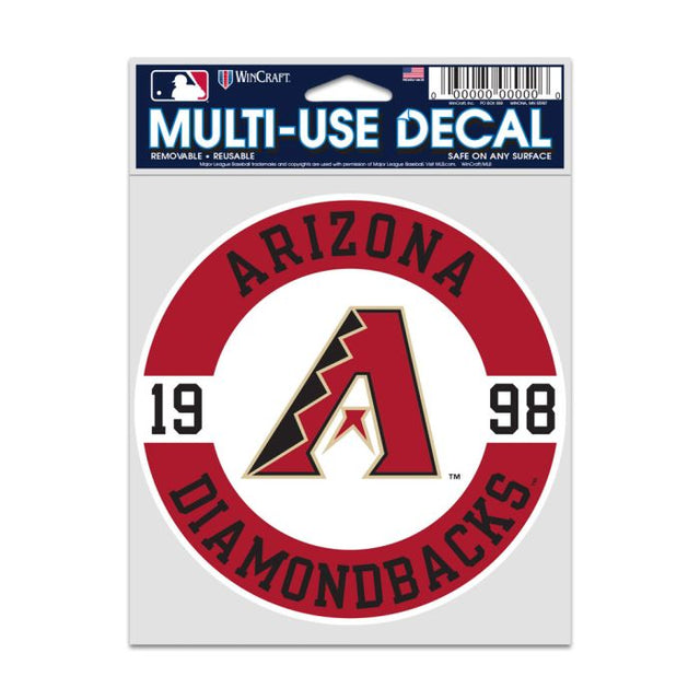 Calcomanías para fanáticos de los Diamondbacks de Arizona de 3,75" x 5"