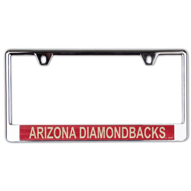 Arizona Diamondbacks GLITTER Lic Plate Frame B/O Printed