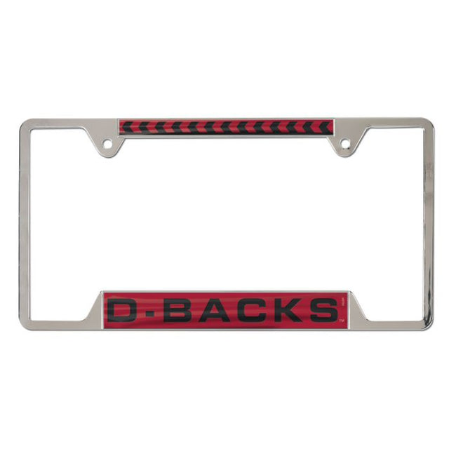 Arizona Diamondbacks Inlaid Metal Lic Plt Frame 4 tab