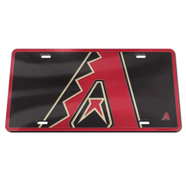 Arizona Diamondbacks MEGA Specialty Acrylic License Plate