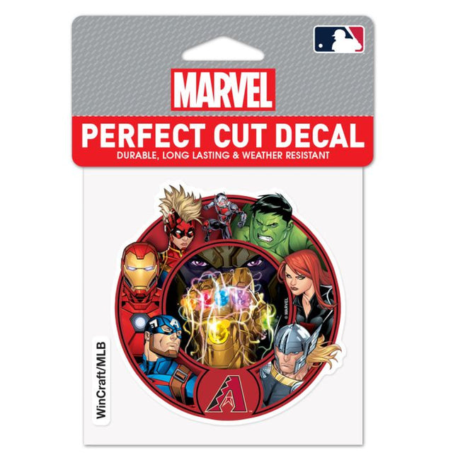 Arizona Diamondbacks / Marvel (c) 2021 MARVEL Perfect Cut Color Decal 4" x 4"