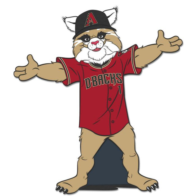 Tarjeta de joyería con pin esmaltado de colección de la mascota de los Diamondbacks de Arizona