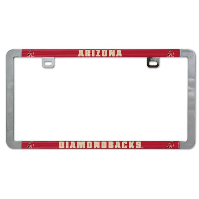 Arizona Diamondbacks Metal Lic. Plate Frame Slim