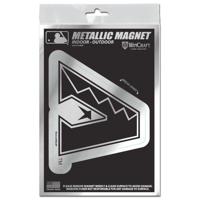 Arizona Diamondbacks Metallic Magnets 3" x 5"