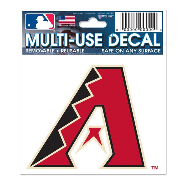 Calcomanía multiusos de los Arizona Diamondbacks de 3" x 4"