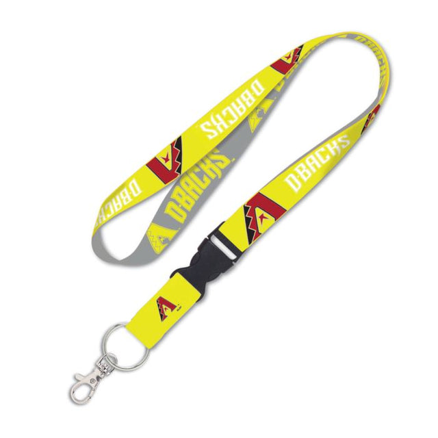 Arizona Diamondbacks NEON Lanyard w/detachable buckle 1"