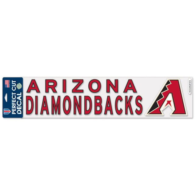 Calcomanías de corte perfecto de los Arizona Diamondbacks de 4" x 17"