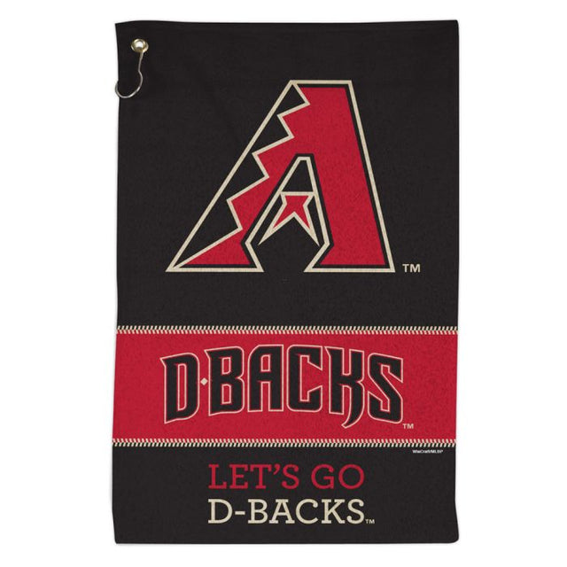 Toalla deportiva de 16 x 25 pulgadas con el lema de los Arizona Diamondbacks