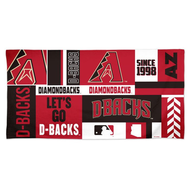 Toalla de playa Spectra de los Arizona Diamondbacks de 30" x 60"