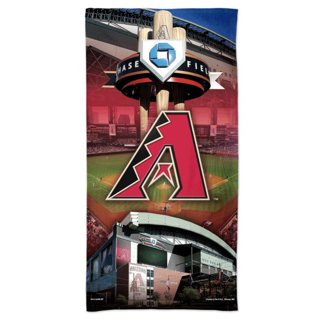 Toalla de playa Spectra de los Arizona Diamondbacks de 30" x 60"