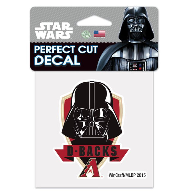 Arizona Diamondbacks / Star Wars Darth Vader Perfect Cut Color Decal 4" x 4"