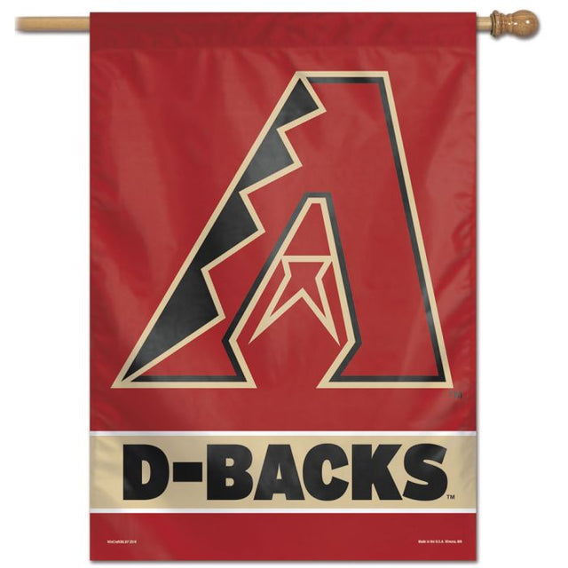 Bandera vertical de los Arizona Diamondbacks de 28" x 40"