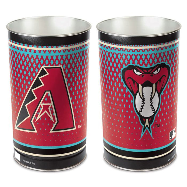 Arizona Diamondbacks Wastebasket - tapered 15"H