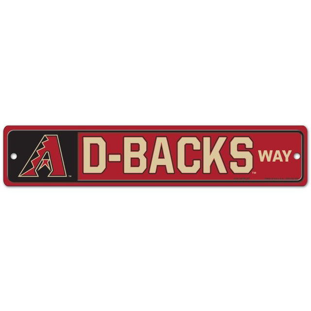 Letrero de calle o zona de Arizona Diamondbacks Way de 3,75" x 19"