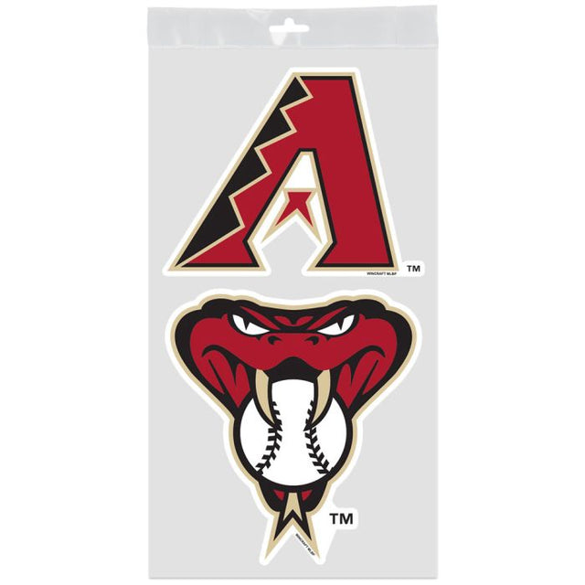 Calcomanías para ventanas de los Arizona Diamondbacks, 4" x 7"