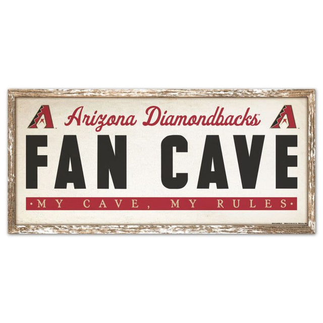 Letrero de madera de los Arizona Diamondbacks de 8" x 17"