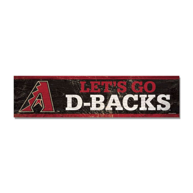 Arizona Diamondbacks Wooden Magnet 1.5" X 6"