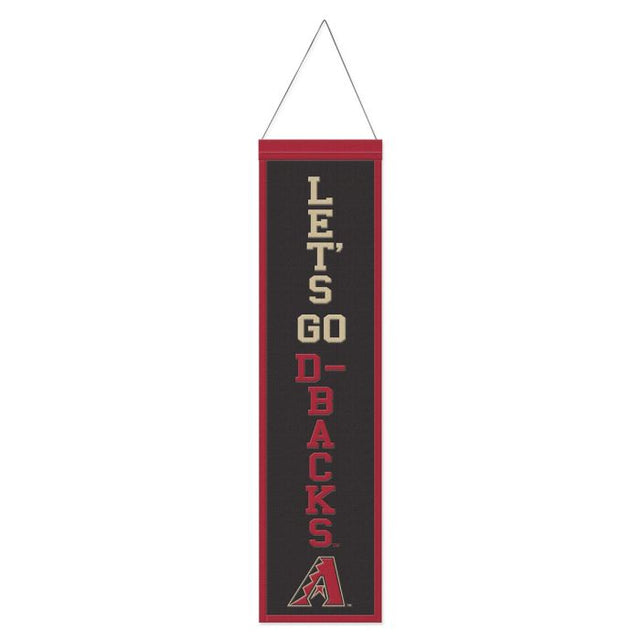 Arizona Diamondbacks Wool Banner 8" x 32"