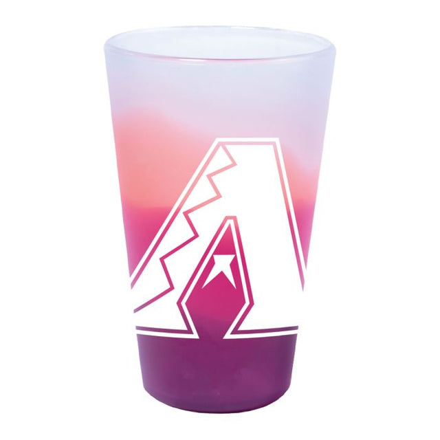 Vaso de pinta de silicona de 16 oz con diseño de los Arizona Diamondbacks