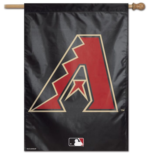 Bandera vertical con el logotipo de los Diamondbacks de Arizona de 28" x 40"