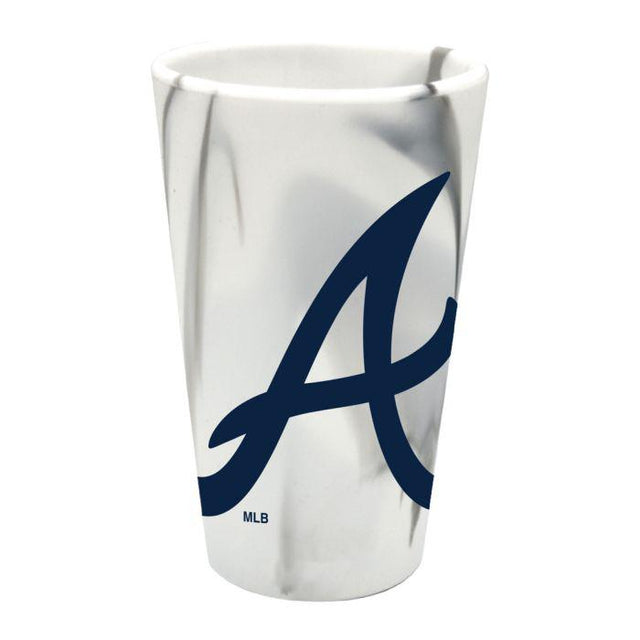 Vaso de pinta de silicona de 16 oz de los Atlanta Braves