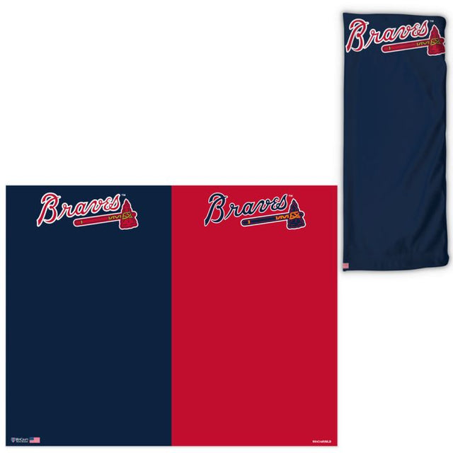 Envolturas para fanáticos de dos colores de los Atlanta Braves