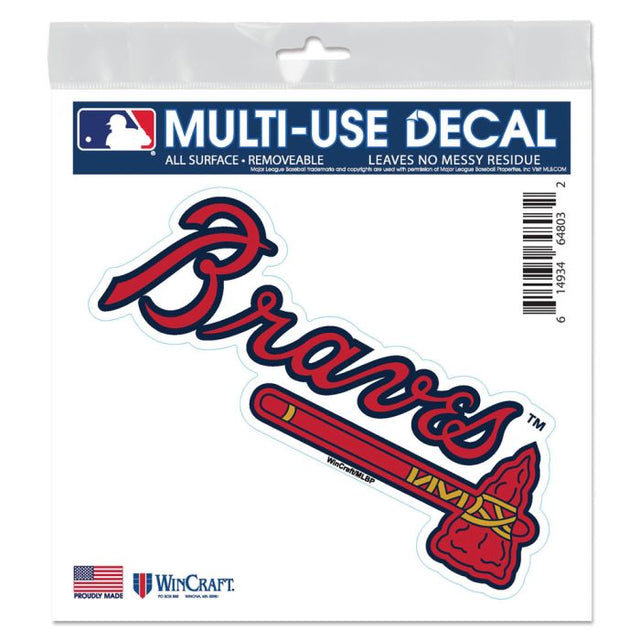 Atlanta Braves All Surface Decal 6" x 6"