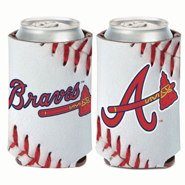 Enfriador de lata con diseño de pelota de los Atlanta Braves, 12 oz.