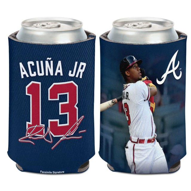 Enfriador de lata de 12 oz de los Atlanta Braves de Ronald Acuña Jr.