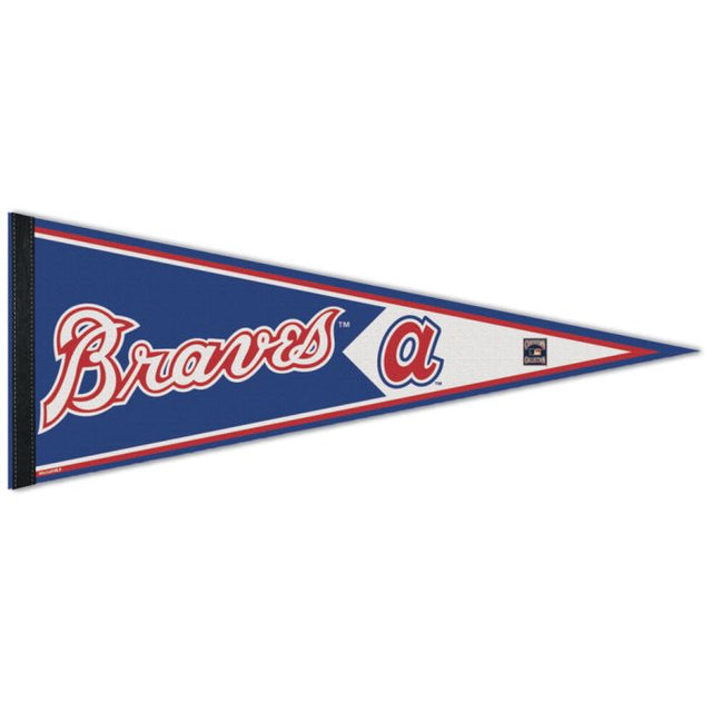 Banderín clásico de los Bravos de Atlanta, a granel, 12" x 30"