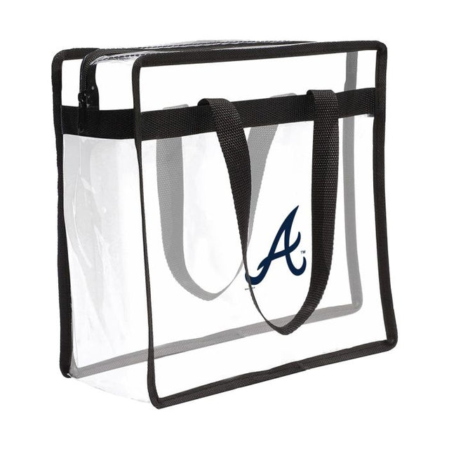 Bolsa de mano transparente de los Atlanta Braves