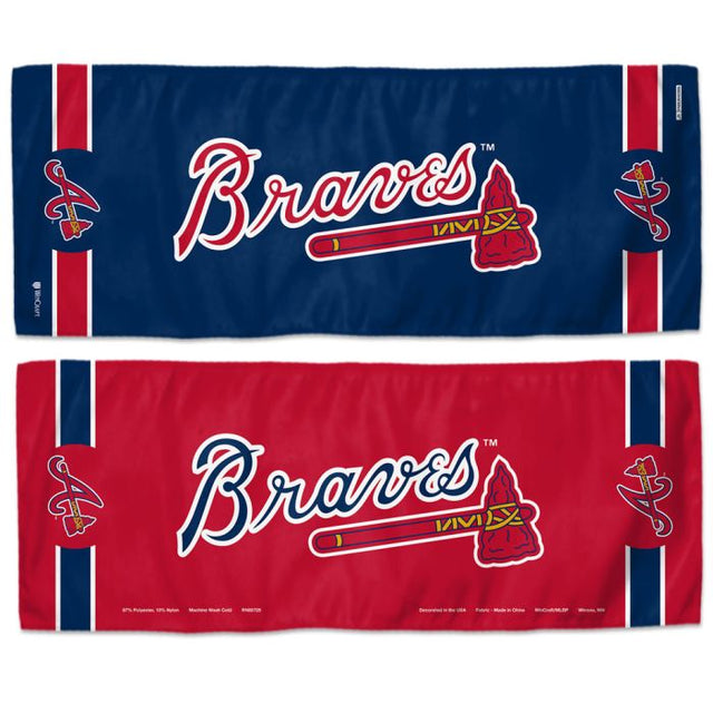 Toalla refrescante de los Atlanta Braves de 12" x 30"