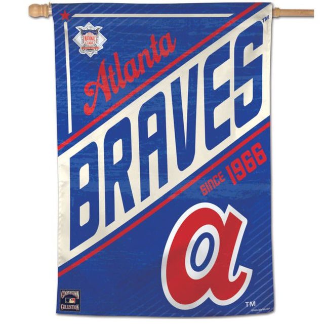 Atlanta Braves / Cooperstown Cooperstown Vertical Flag 28" x 40"