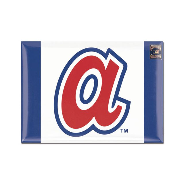 Atlanta Braves / Cooperstown Metal Magnet 2.5" x 3.5"