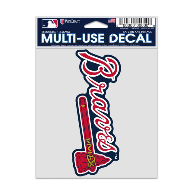 Atlanta Braves Fan Decals 3.75" x 5"