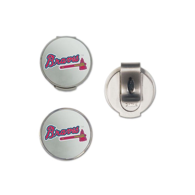 Atlanta Braves Hat Clip w/2 Markers, clamshell