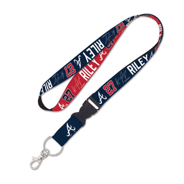 Atlanta Braves Lanyard w/detachable buckle 1" Austin Riley