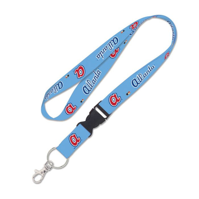 Atlanta Braves Lanyard w/detachable buckle 1"