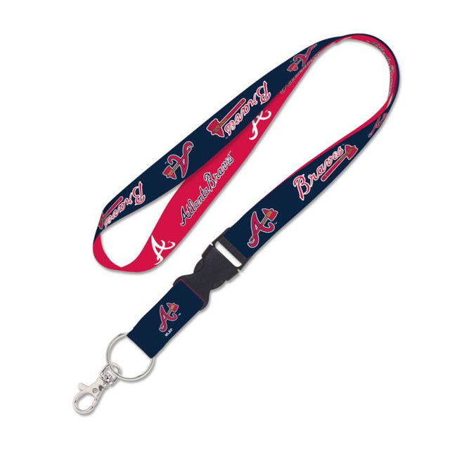 Atlanta Braves Lanyard w/detachable buckle 1"