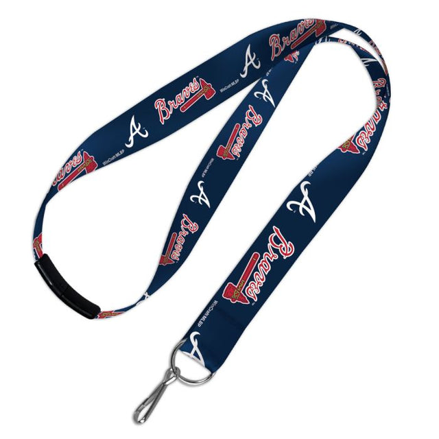 Atlanta Braves Lanyards w/Breakaway 1"